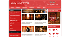 Desktop Screenshot of medyummeryem.com
