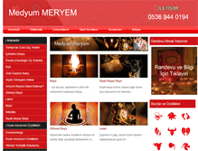 Tablet Screenshot of medyummeryem.com